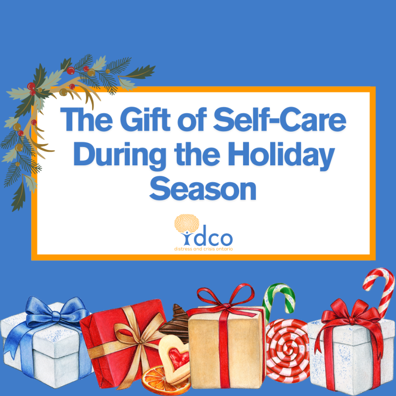 Self-Care During the Holidays - Nov 2025 - Distress and Crisis Ontario