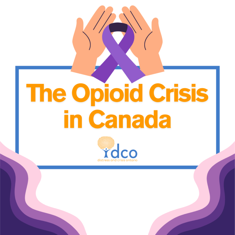 The Opioid Crisis Aug Blog - Distress and Crisis Ontario