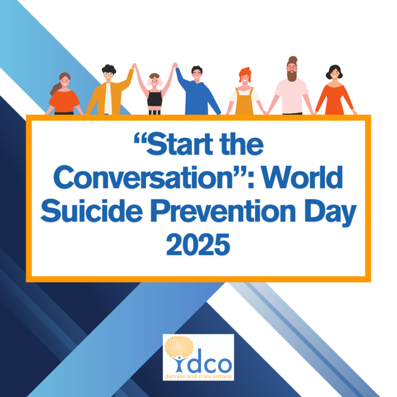 World Suicide Prevention Day 2025 - Distress and Crisis Ontario